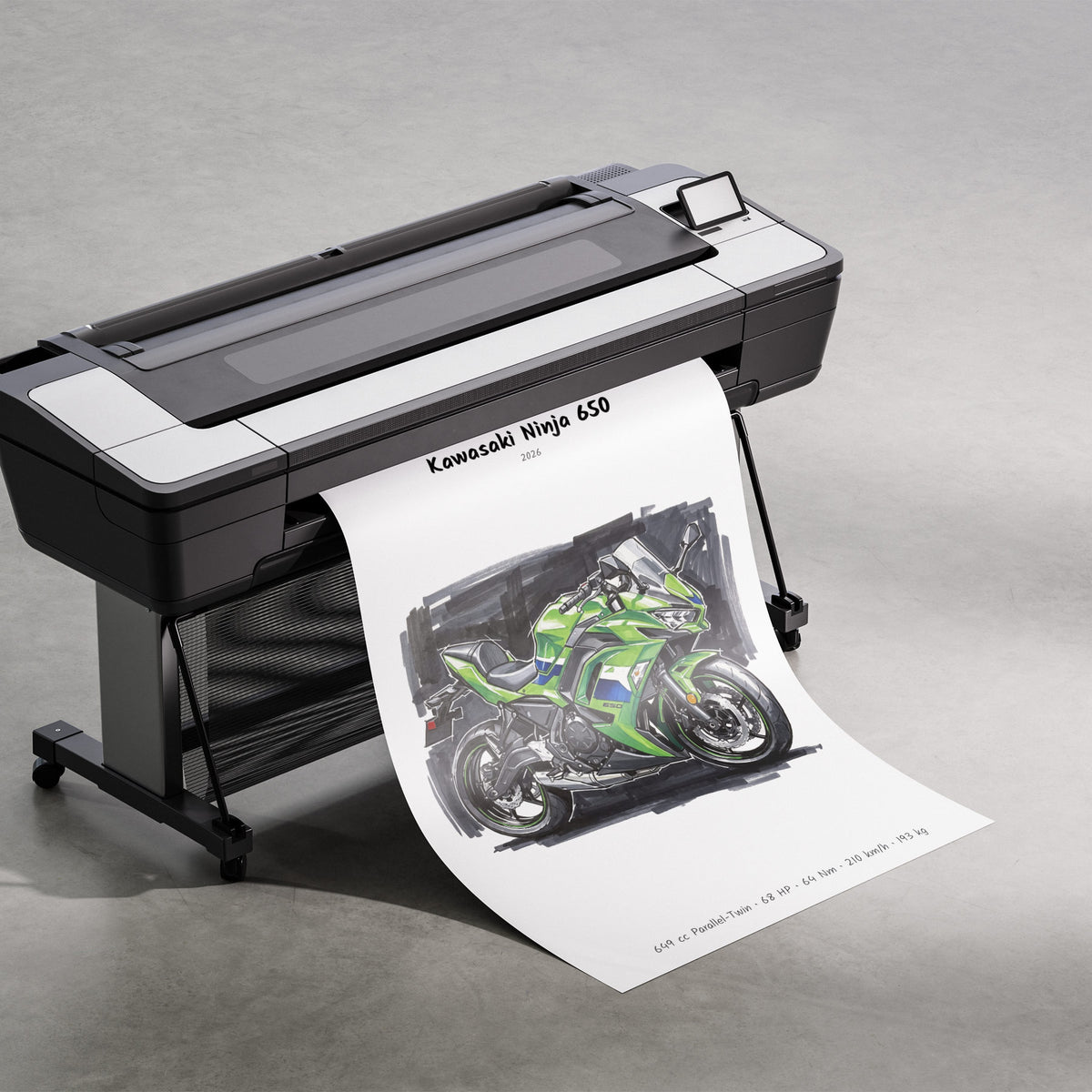 Kawasaki Ninja 650 2026 Print