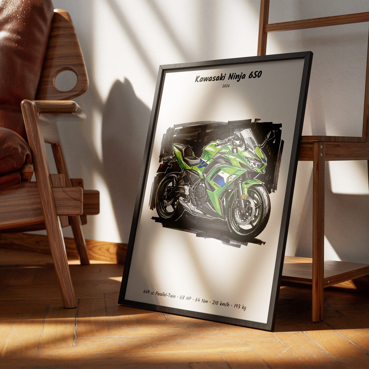 Kawasaki Ninja 650 2026 Wall Art