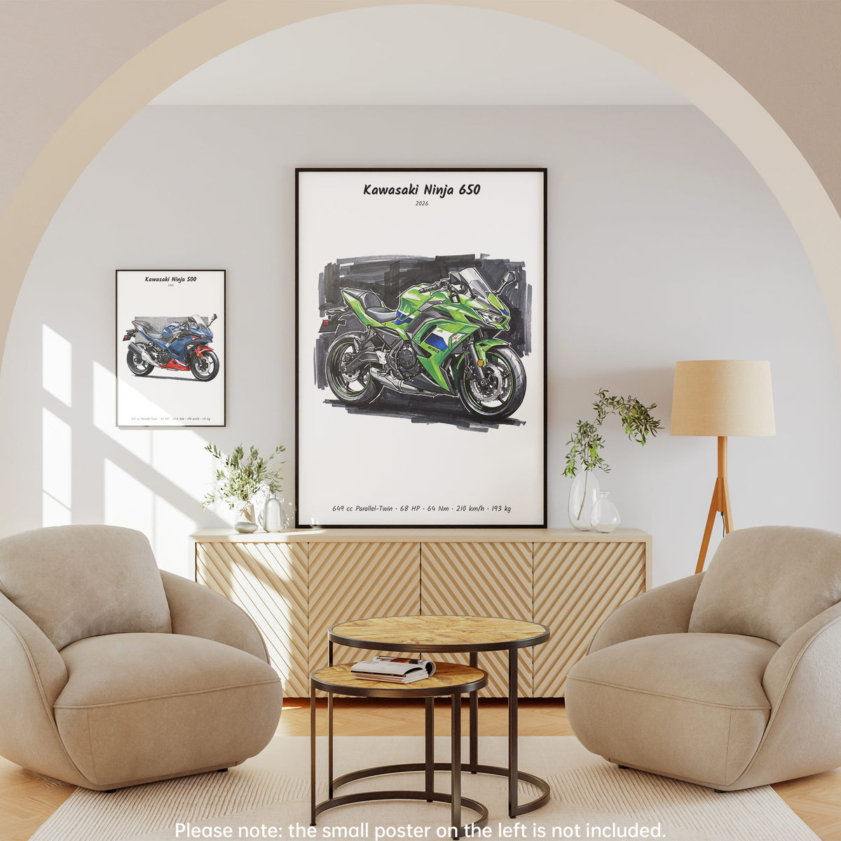 Kawasaki Ninja 650 2026 Wall Art