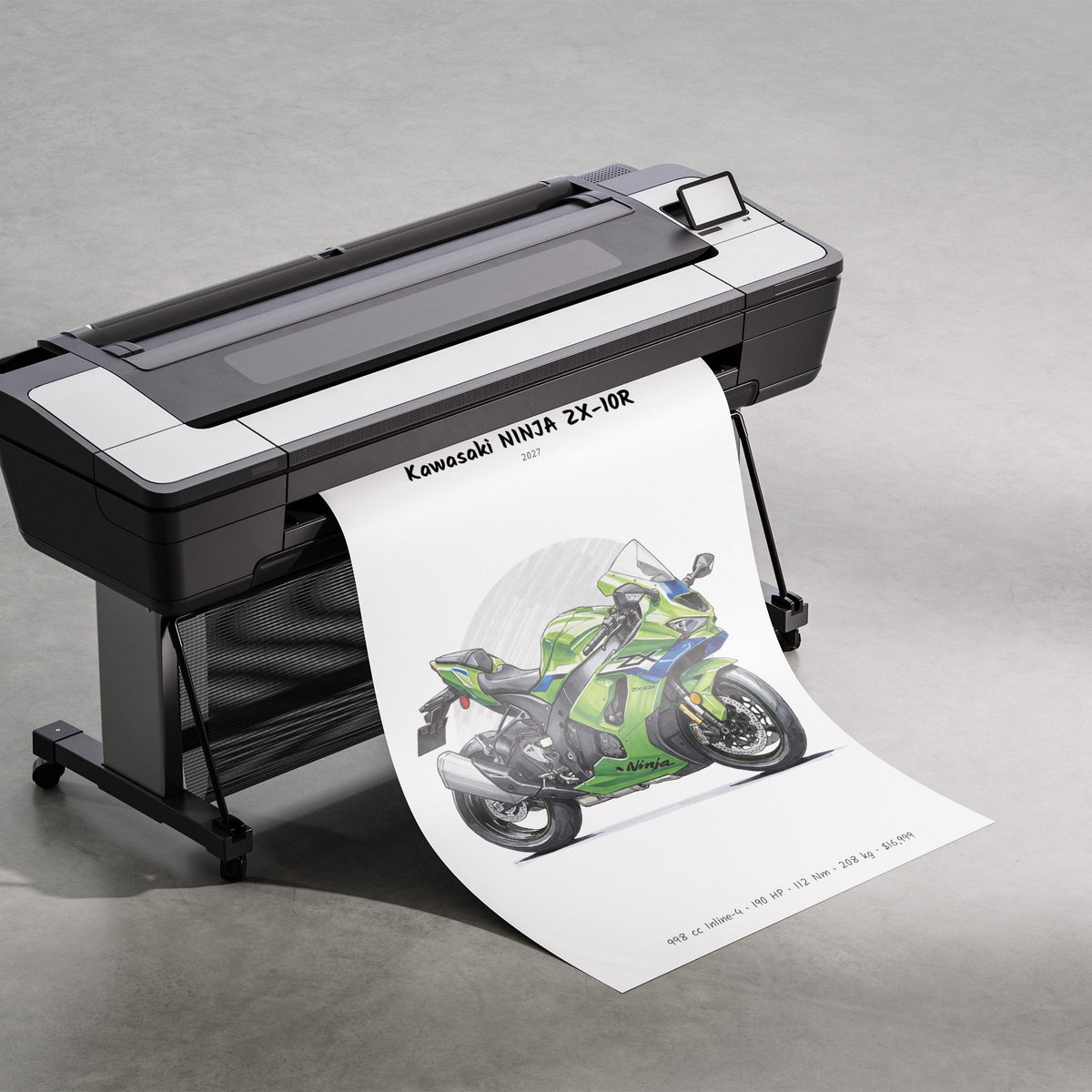 Kawasaki NINJA ZX-10R 2027 Print