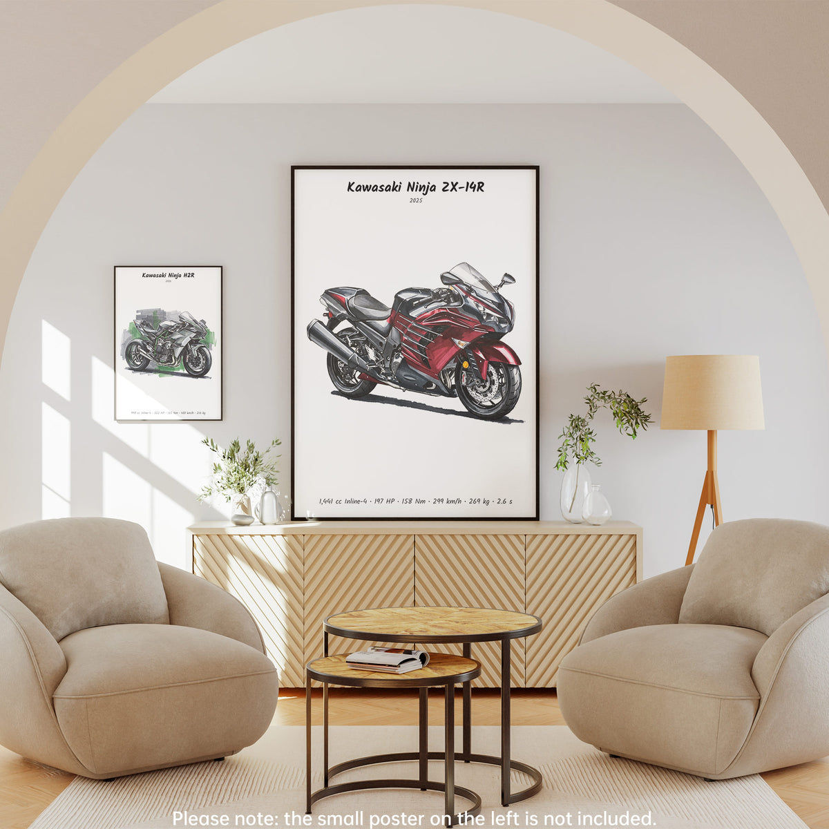 Kawasaki Ninja ZX-14R 2025 Wall Art