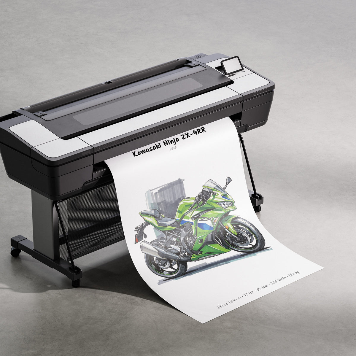 Kawasaki Ninja ZX-4RR 2026 Print