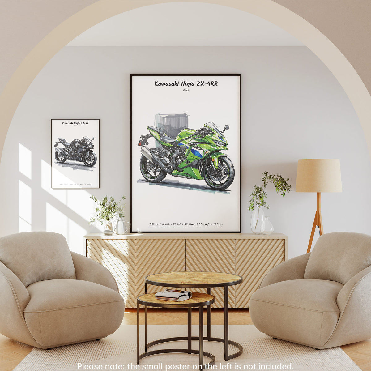 Kawasaki Ninja ZX-4RR 2026 Wall Art