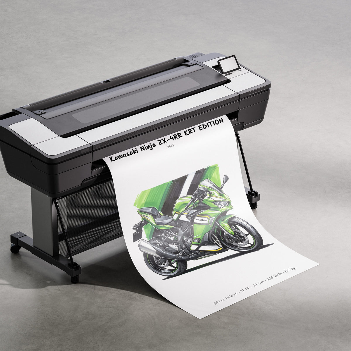 Kawasaki ZX-4RR KRT Edition 2025 Print