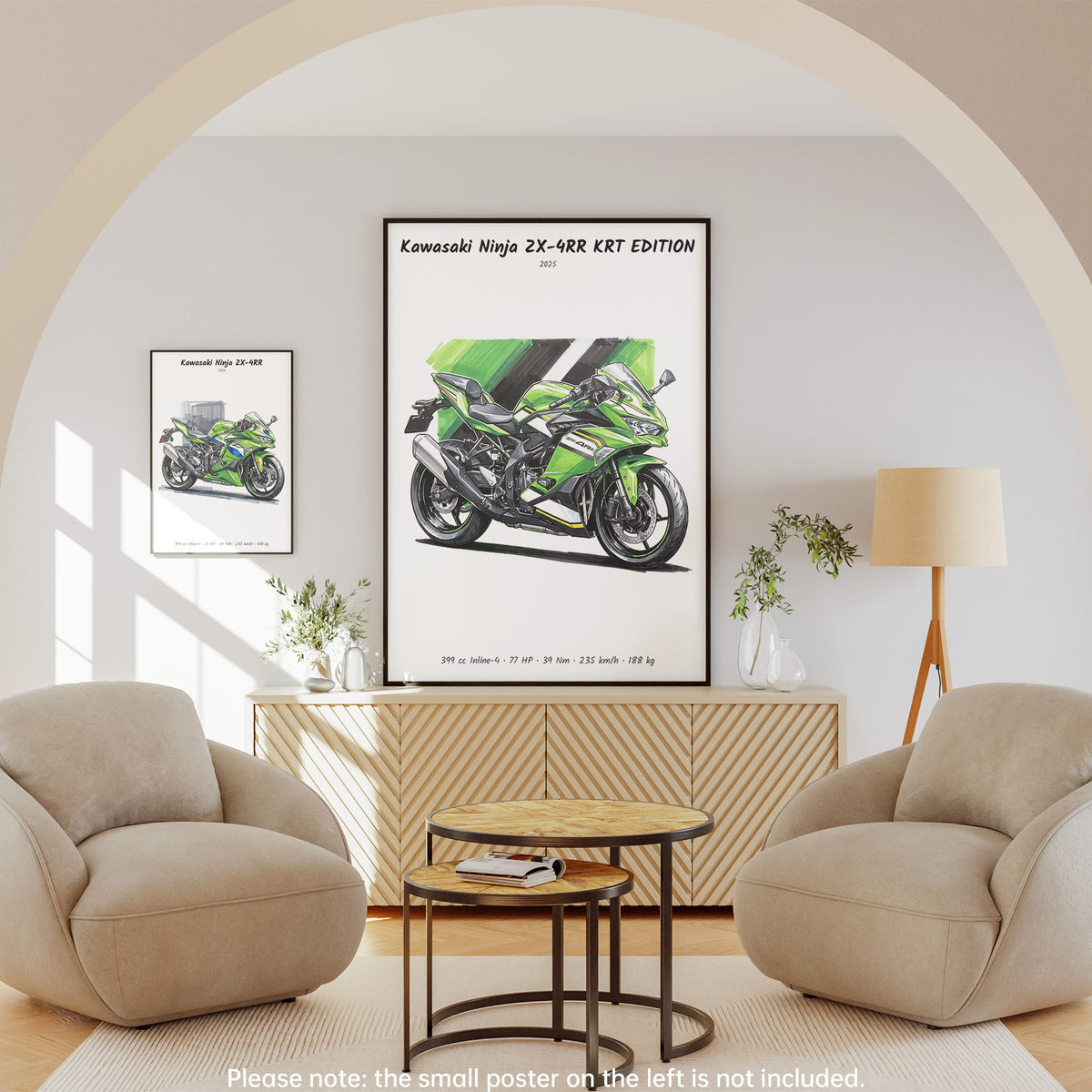 Kawasaki ZX-4RR KRT Edition 2025 Wall Art