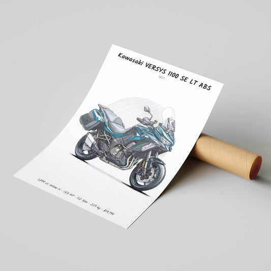 Kawasaki VERSYS 1100 SE LT ABS 2027 Poster