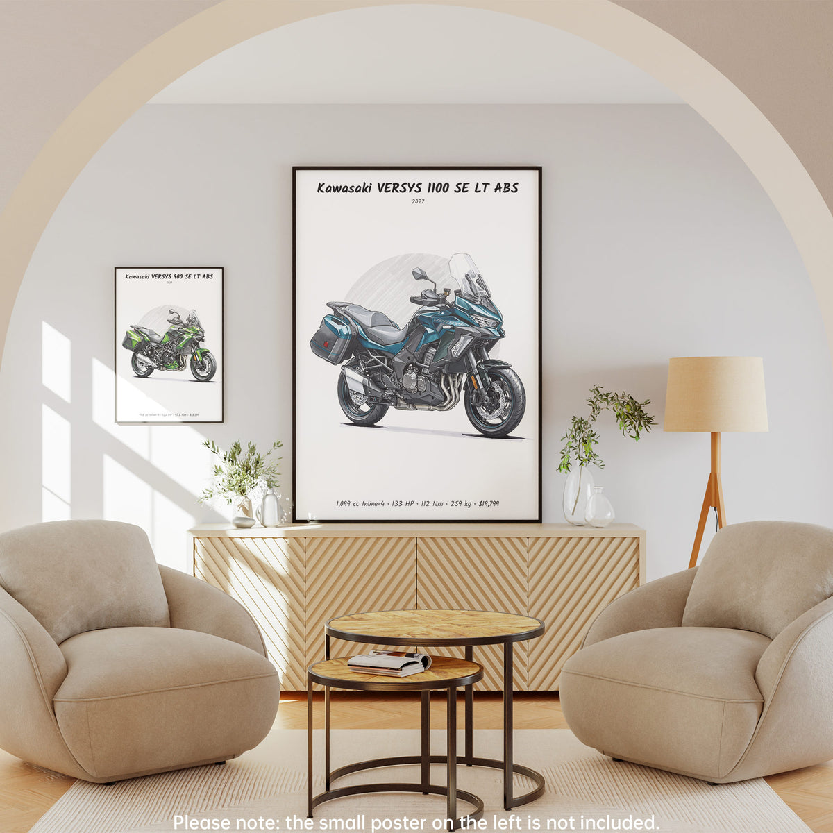 Kawasaki VERSYS 1100 SE LT ABS 2027 Wall Art