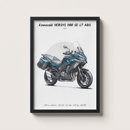 Kawasaki VERSYS 1100 SE LT ABS 2027 Wall Art