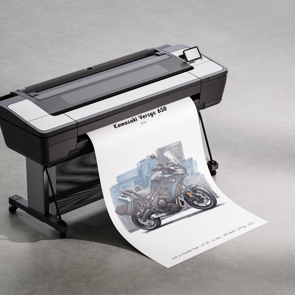 Kawasaki Versys 650 Print