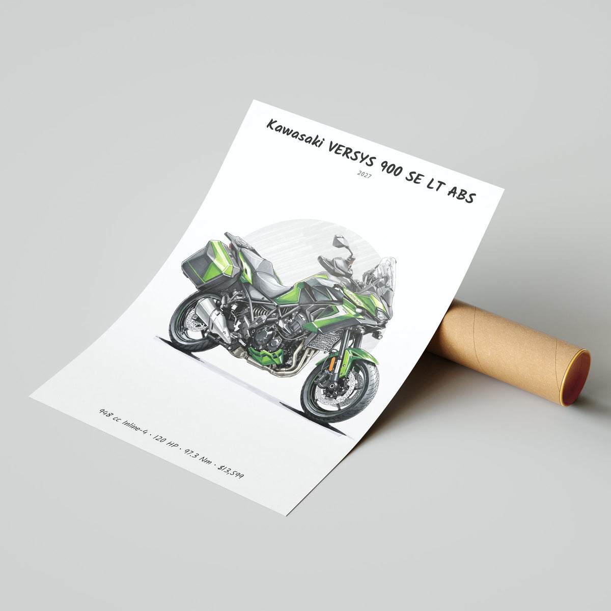 Kawasaki VERSYS 900 SE LT ABS 2027 Poster