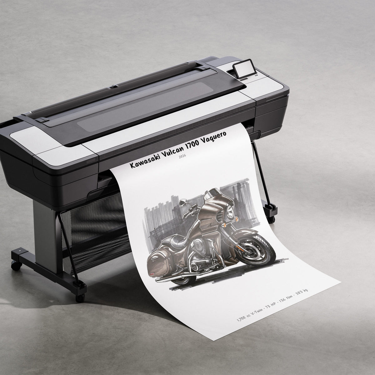 Kawasaki Vulcan 1700 Vaquero 2026 Print