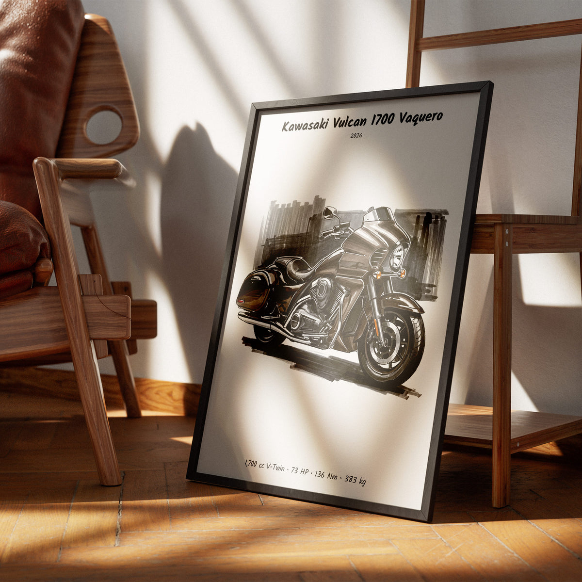 Kawasaki Vulcan 1700 Vaquero 2026 Wall Art