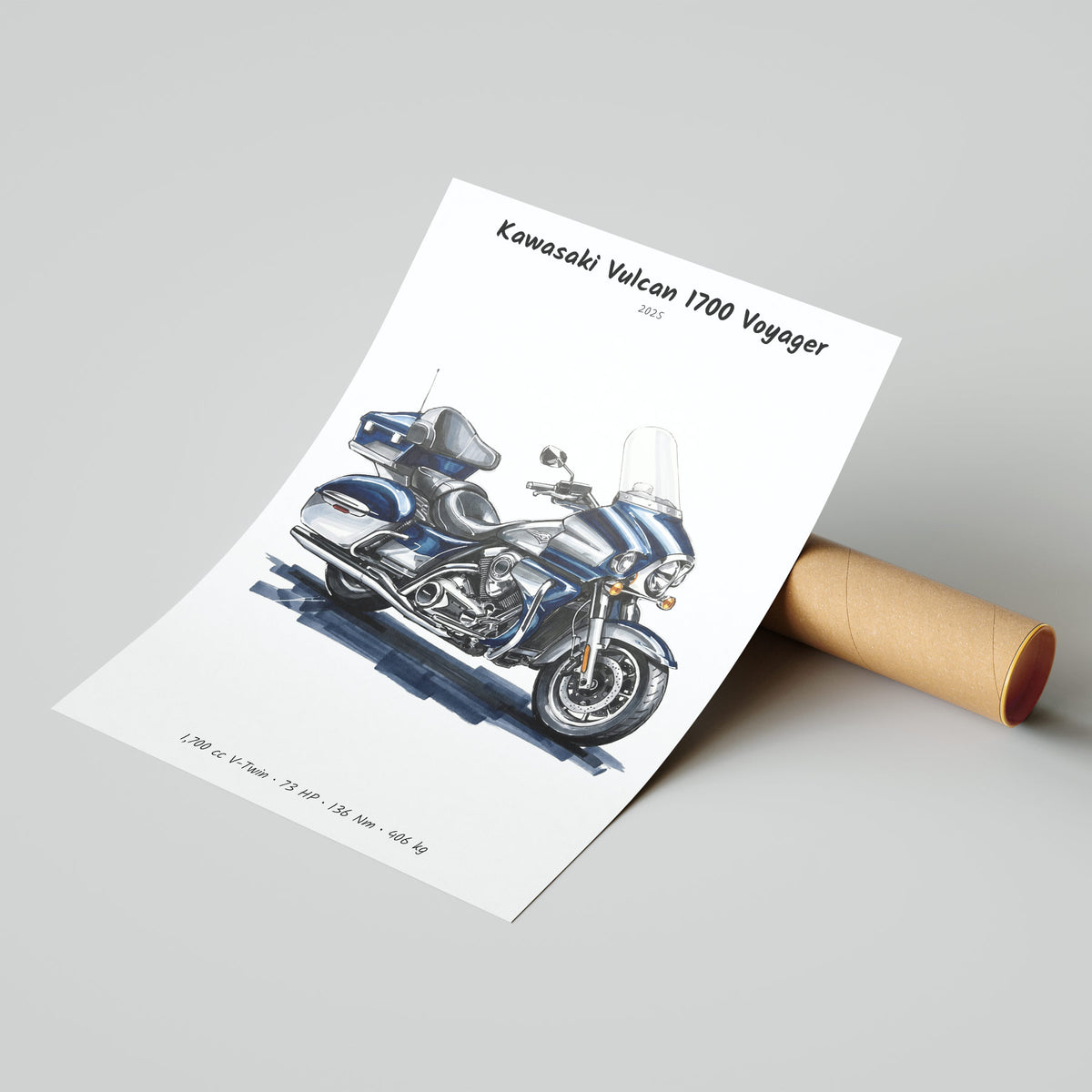 Kawasaki Vulcan 1700 Voyager 2025 Poster