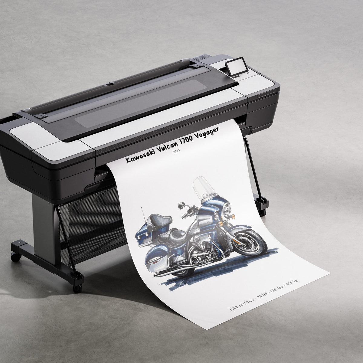 Kawasaki Vulcan 1700 Voyager 2025 Print