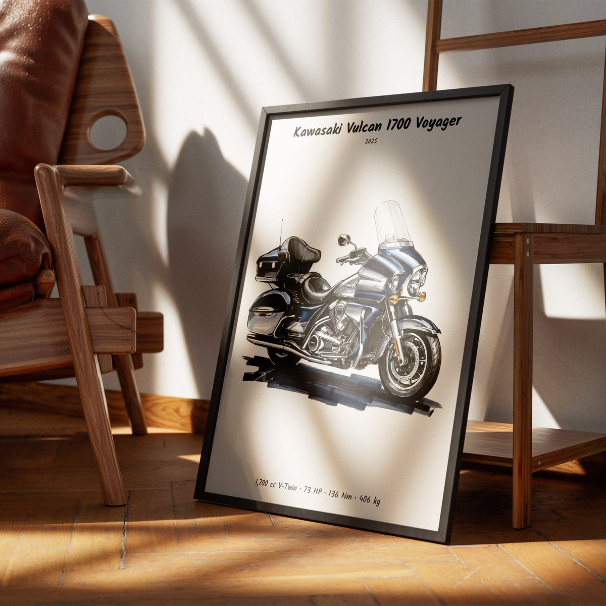 Kawasaki Vulcan 1700 Voyager 2025 Wall Art