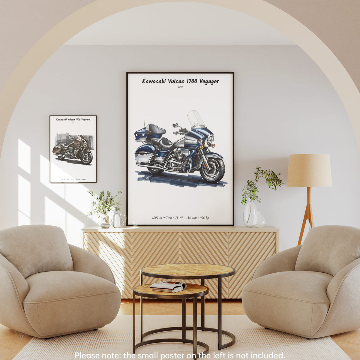 Kawasaki Vulcan 1700 Voyager 2025 Wall Art