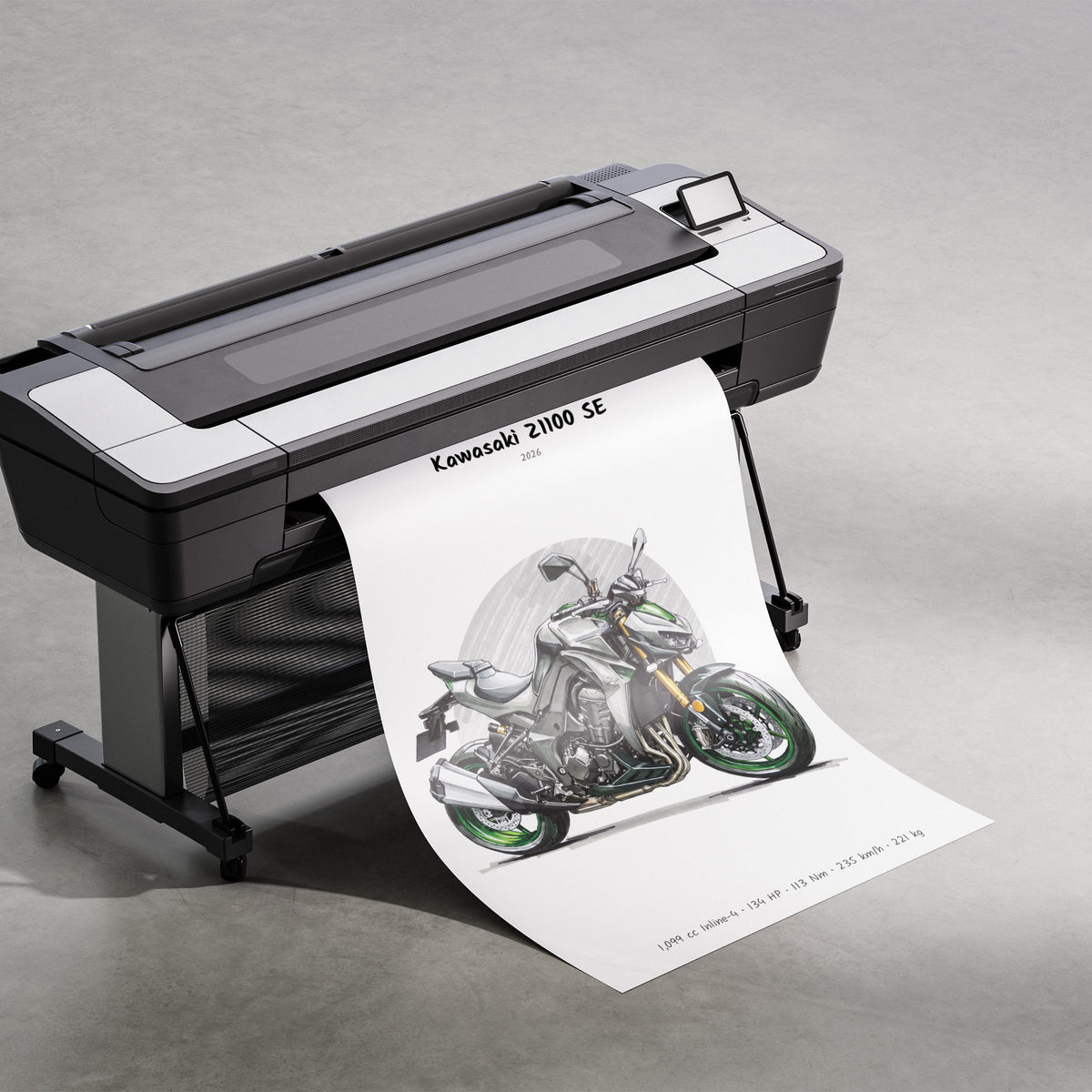 Kawasaki Z1100 SE 2026 Print
