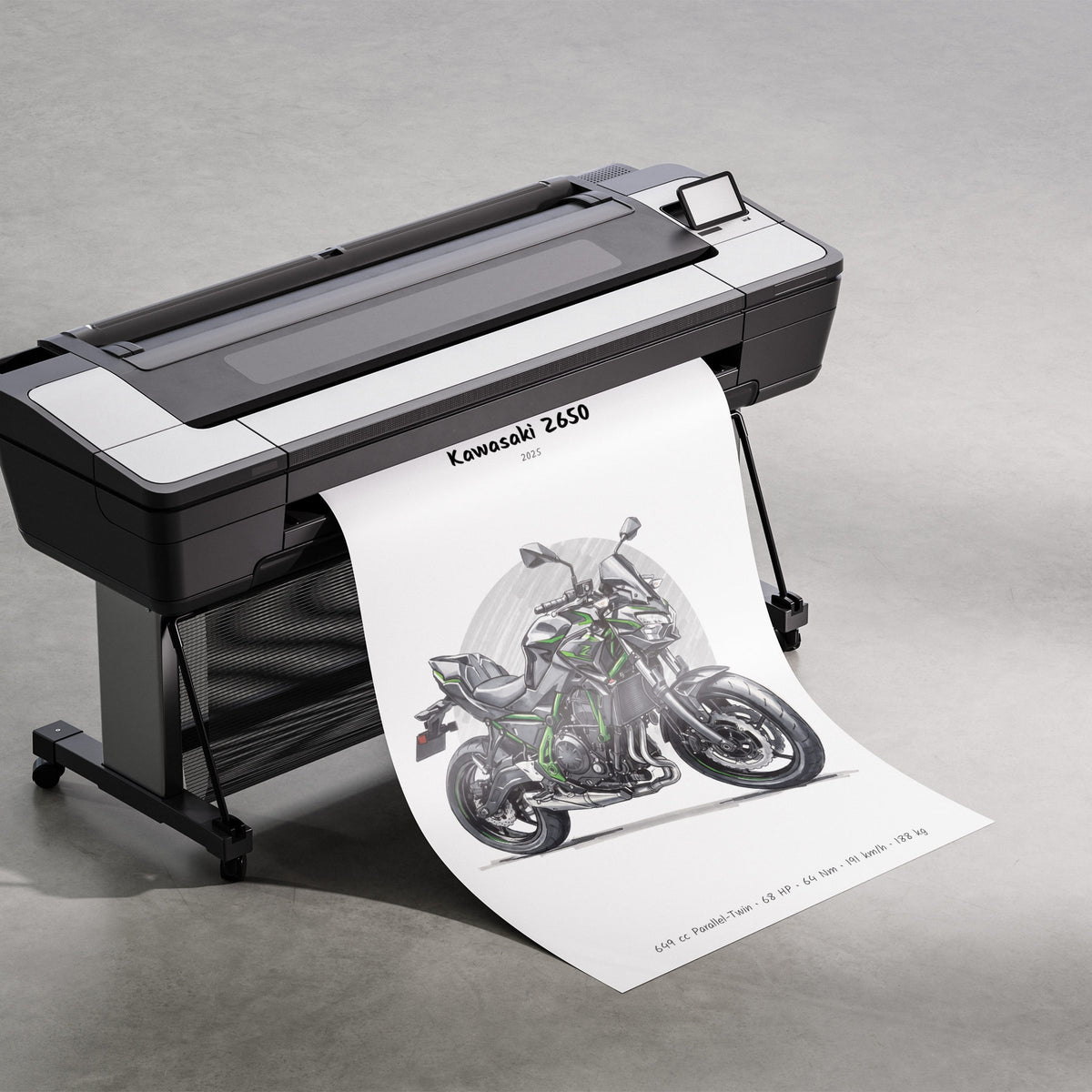 Kawasaki Z650 2025 Print