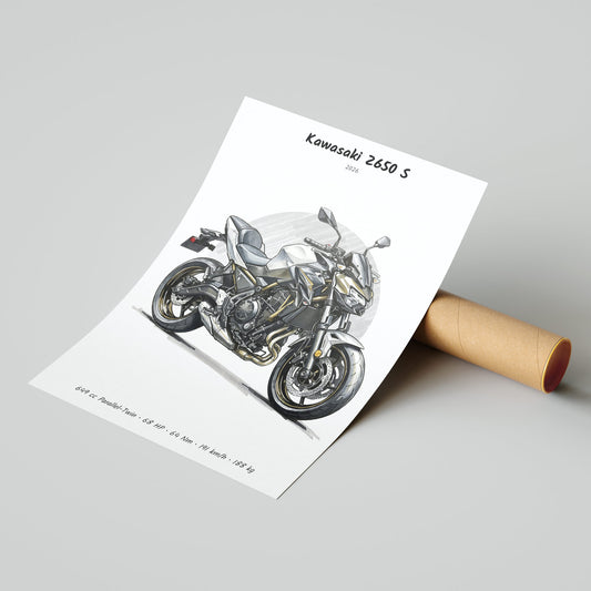 Kawasaki Z650 S 2026 Poster