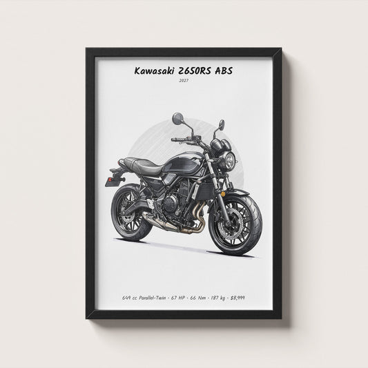 Kawasaki Z650RS ABS 2027 Wall Art