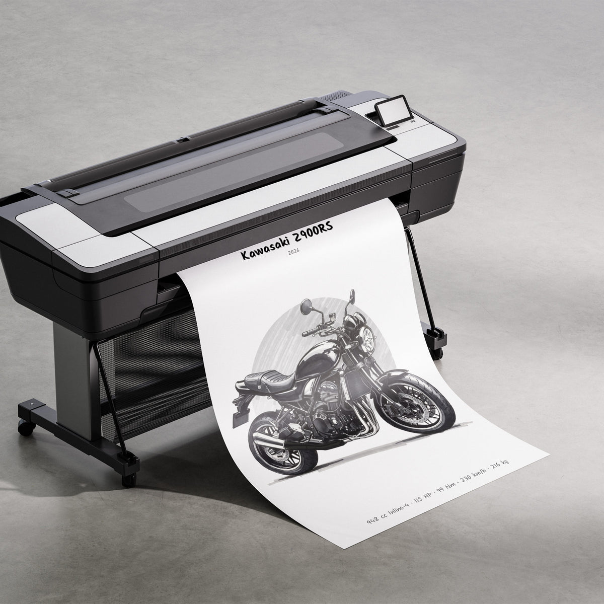 Kawasaki Z900RS 2026 Print