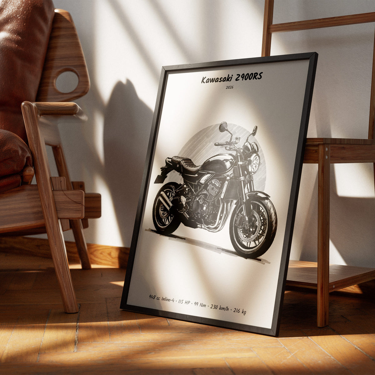 Kawasaki Z900RS 2026 Wall Art