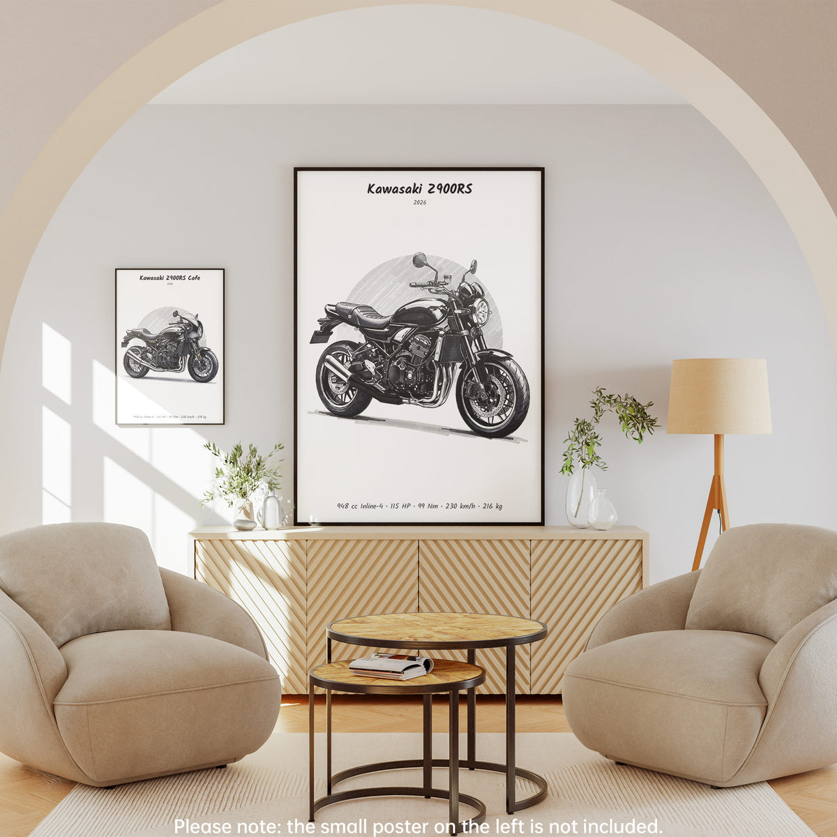 Kawasaki Z900RS 2026 Wall Art