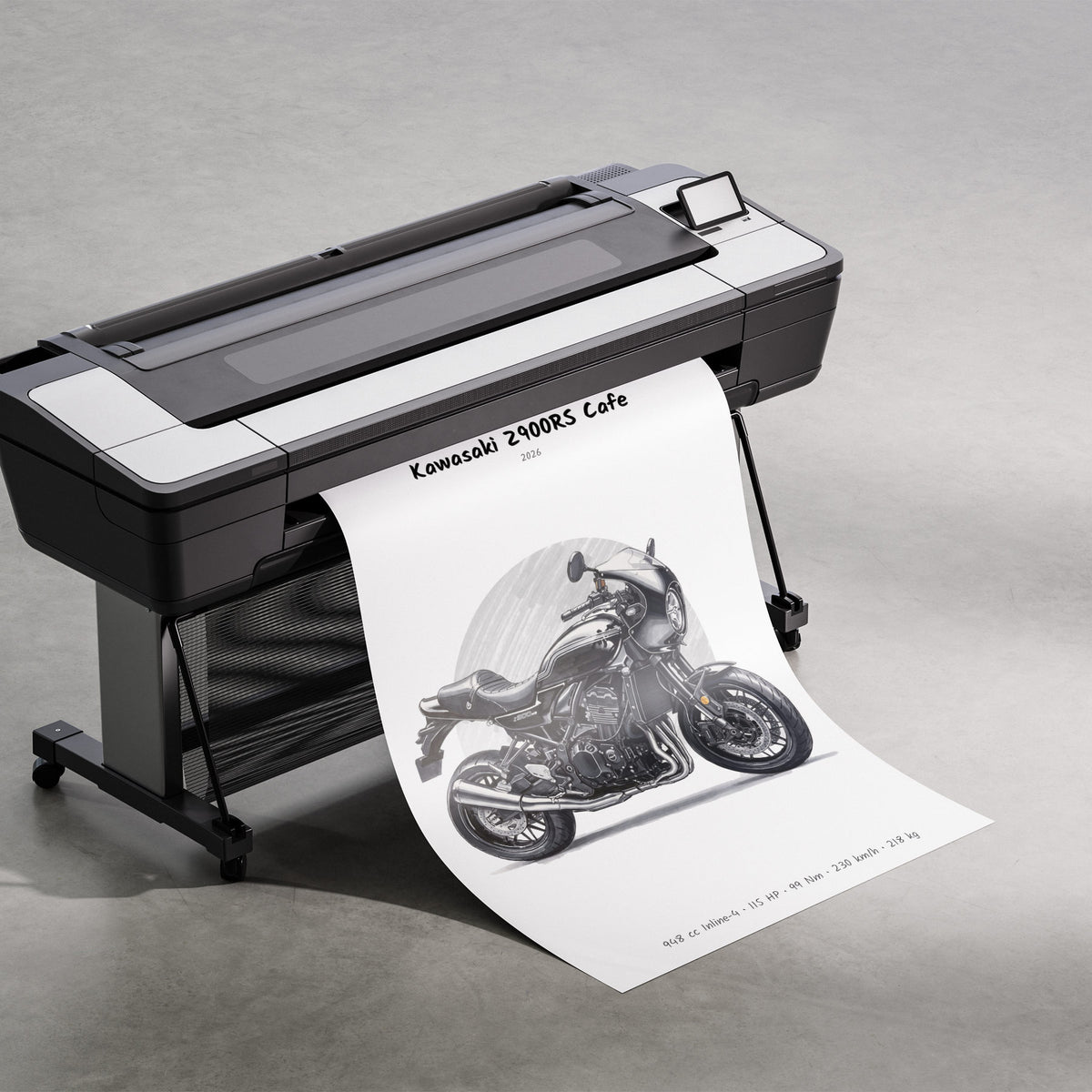 Kawasaki Z900RS Cafe 2026 Print