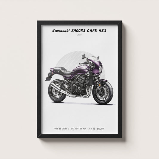 Kawasaki Z900RS CAFE ABS 2027 Wall Art