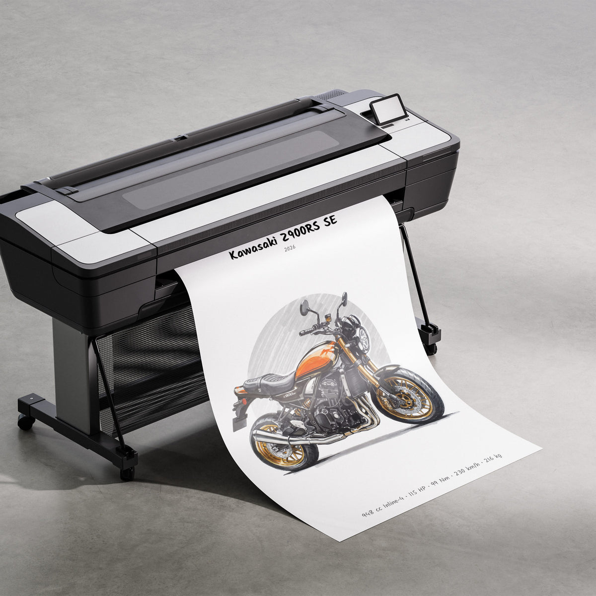 Kawasaki Z900RS SE 2026 Print