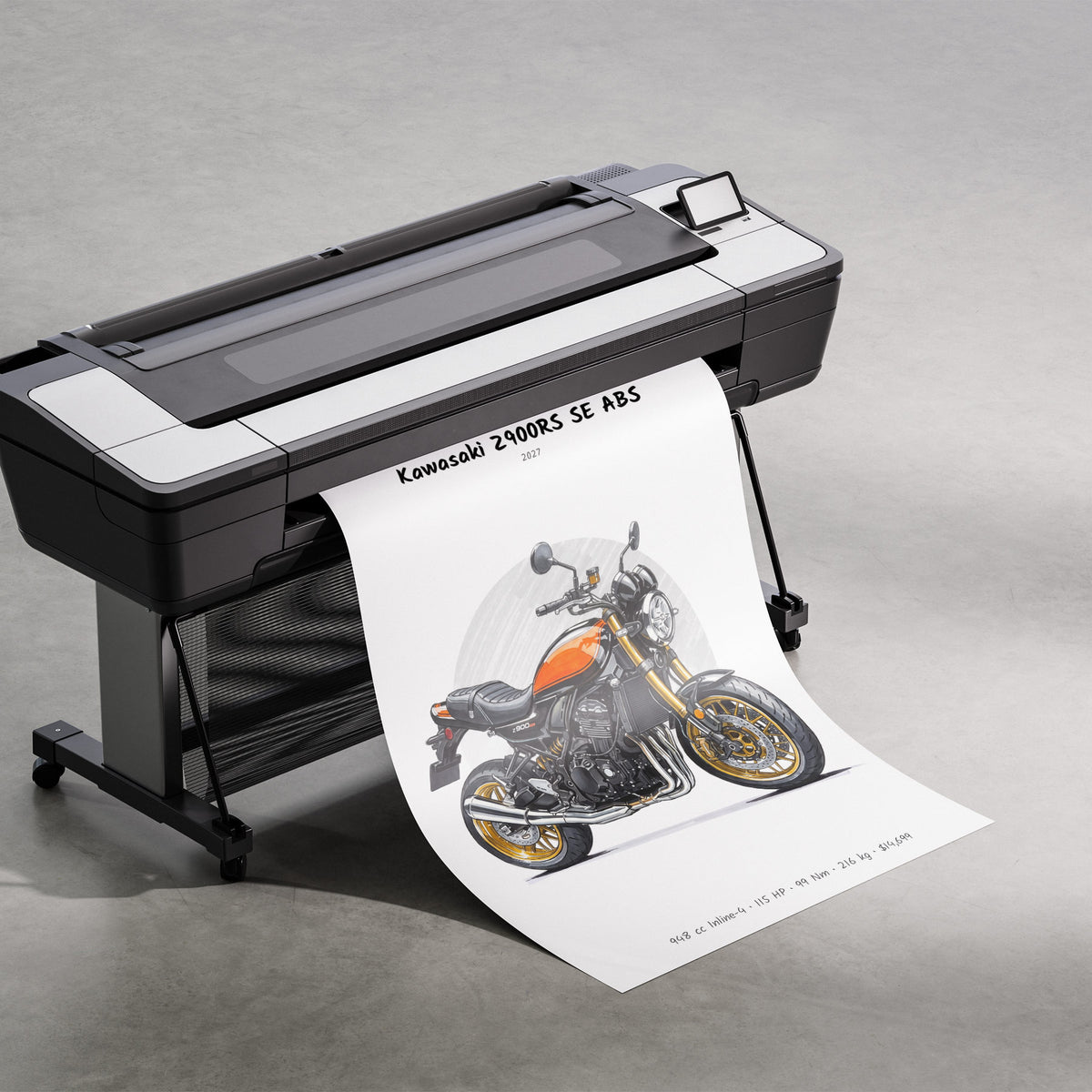 Kawasaki Z900RS SE ABS 2027 Print