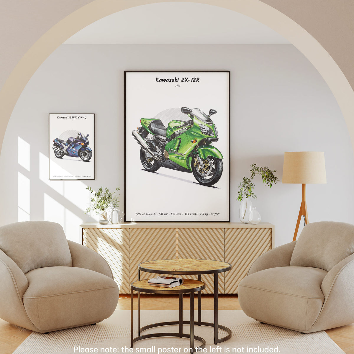 Kawasaki ZX-12R 2000 Wall Art