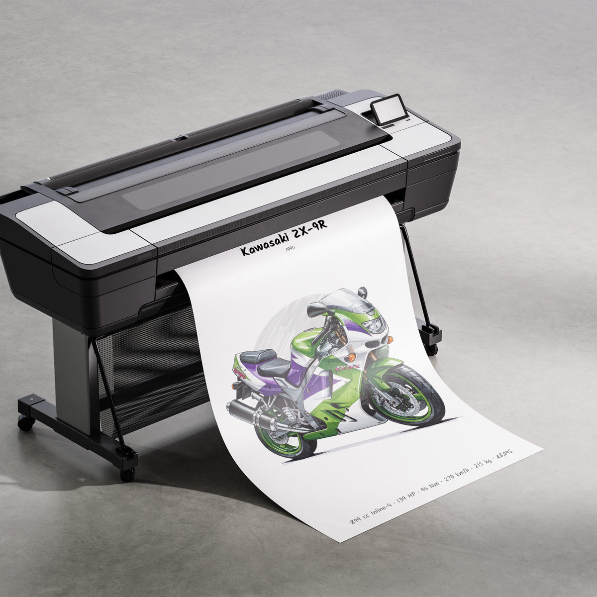 Kawasaki ZX-9R 1994 Print