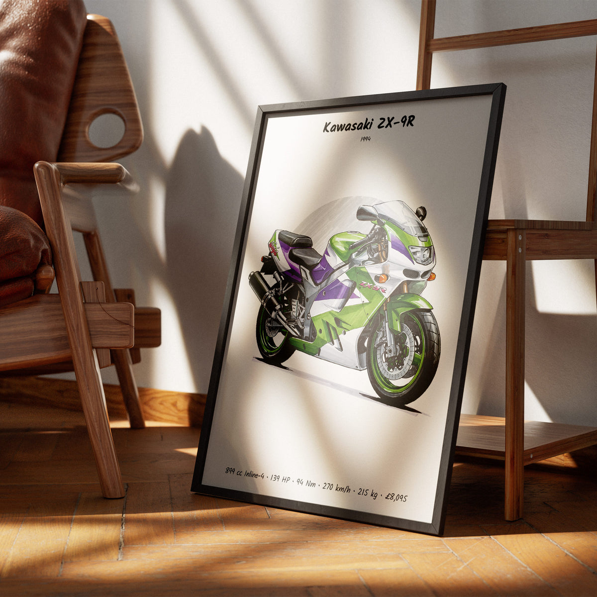 Kawasaki ZX-9R 1994 Wall Art
