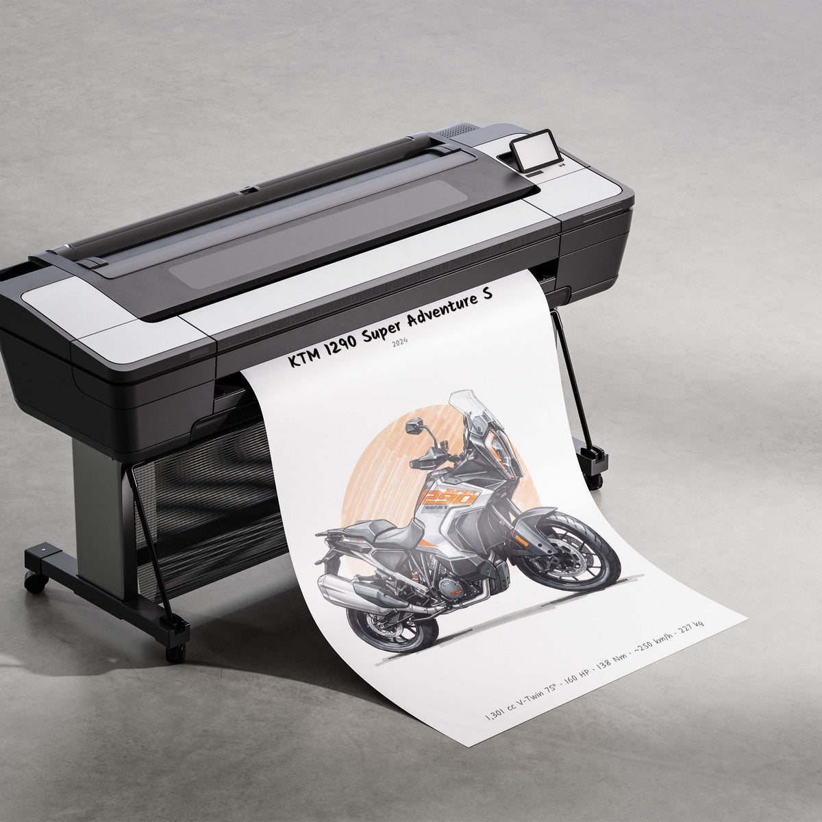 KTM 1290 Super Adventure S 2024 Print