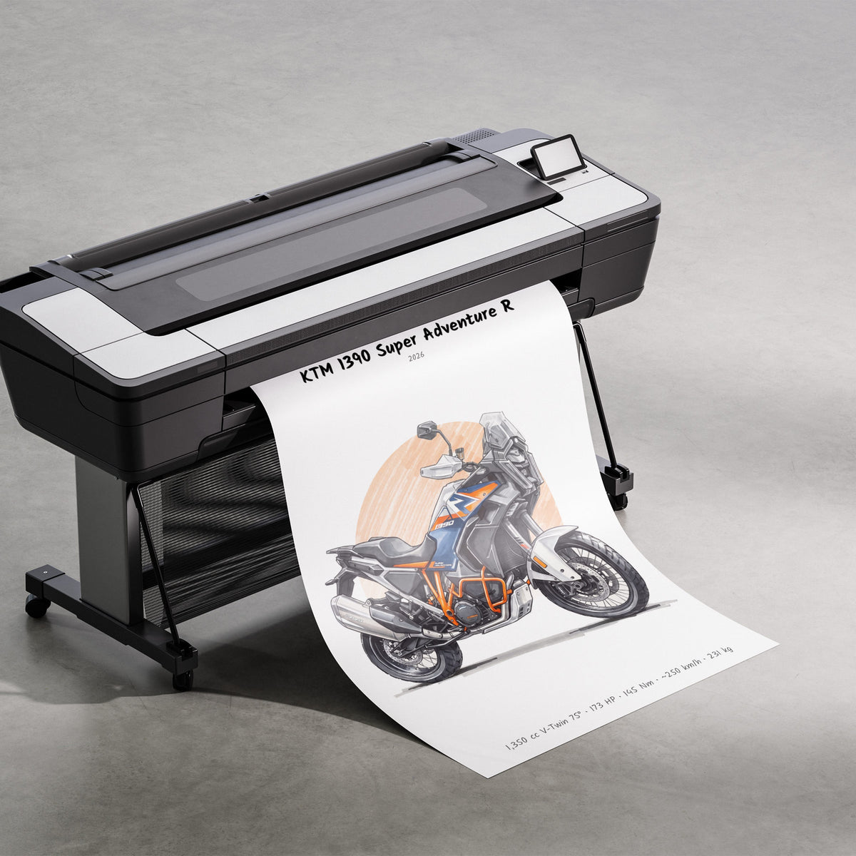 KTM 1390 Super Adventure R 2026 Print