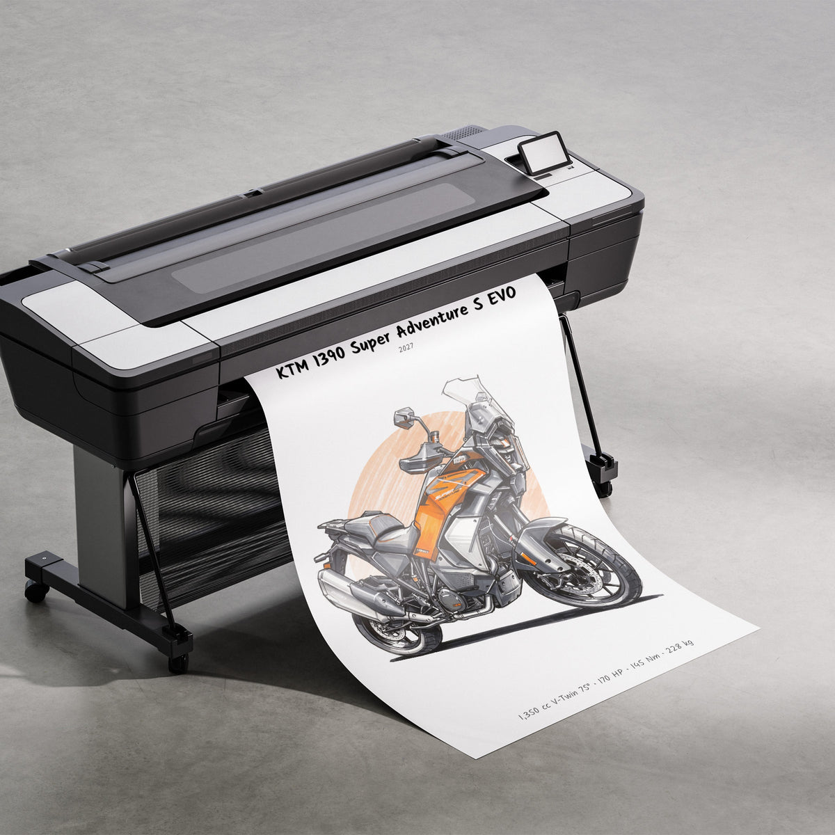 KTM 1390 Super Adventure S EVO 2027 Print