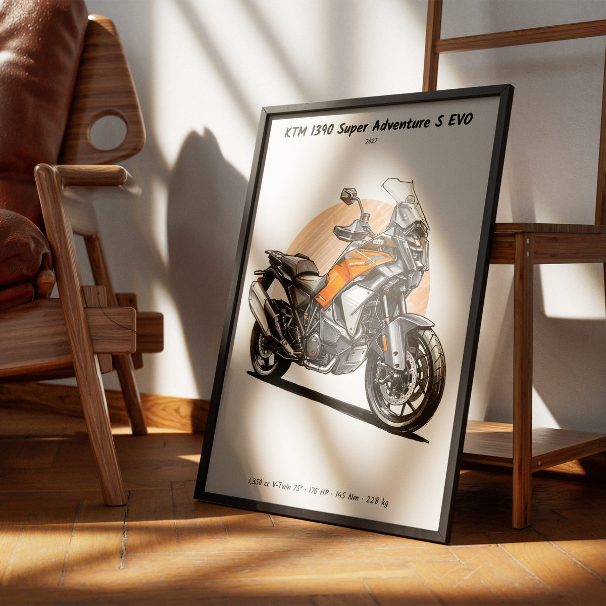 KTM 1390 Super Adventure S EVO 2027 Wall Art
