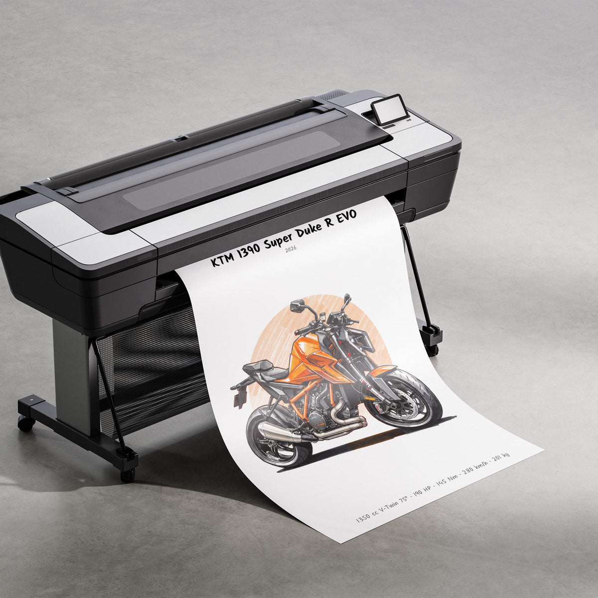 KTM 1390 Super Duke R EVO 2026 Print