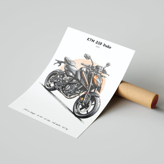 KTM 250 Duke 2026 Poster