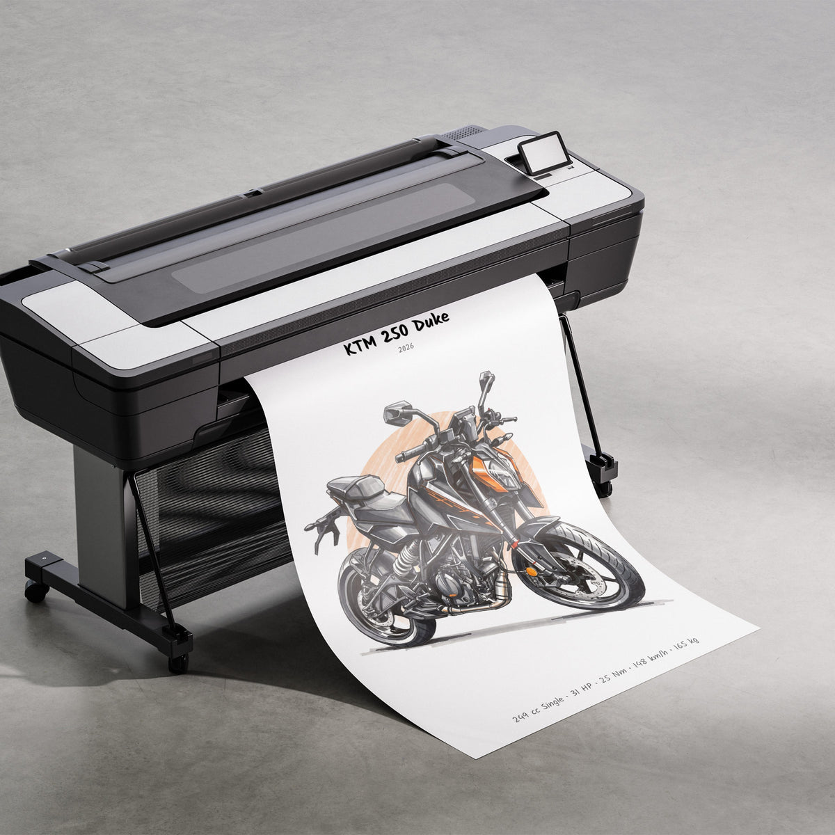 KTM 250 Duke 2026 Print