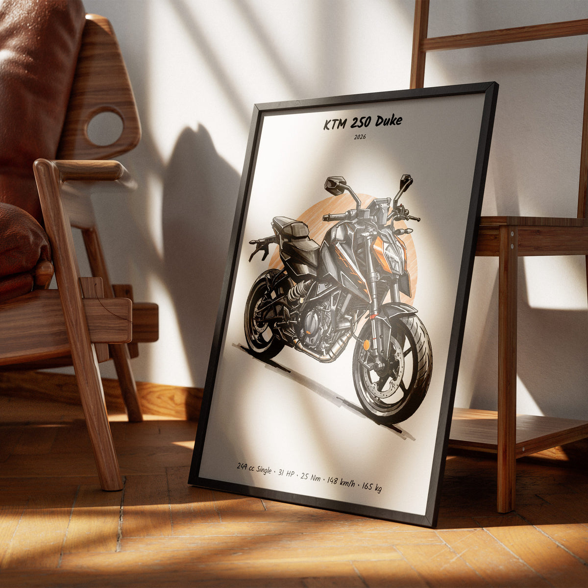 KTM 250 Duke 2026 Wall Art