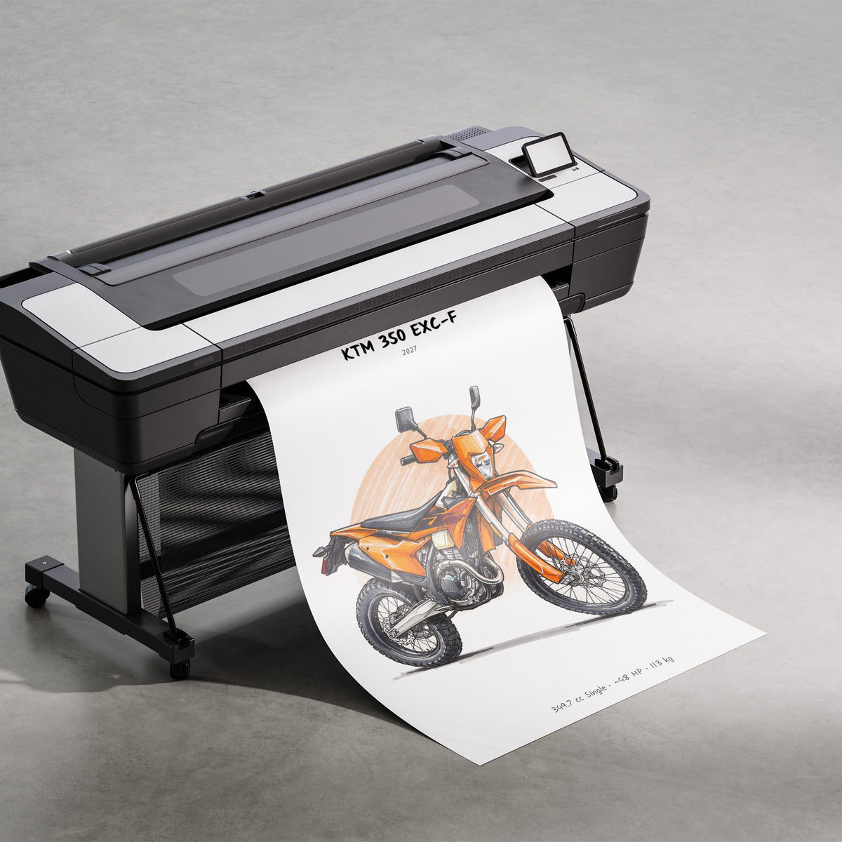 KTM 350 EXC-F 2027 Print
