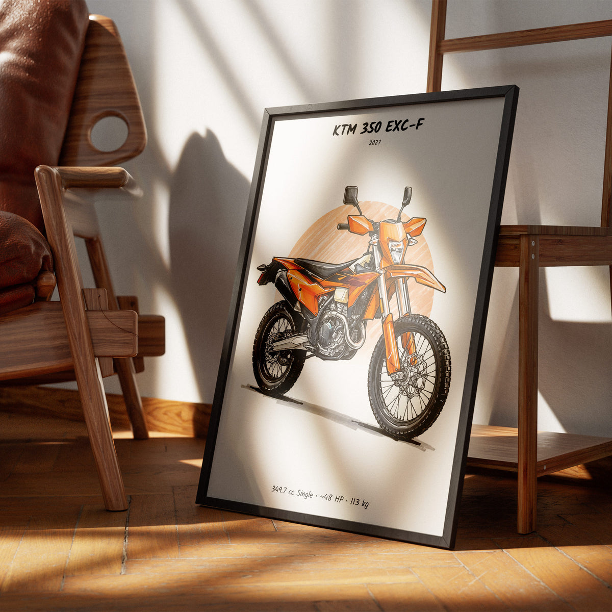 KTM 350 EXC-F 2027 Wall Art