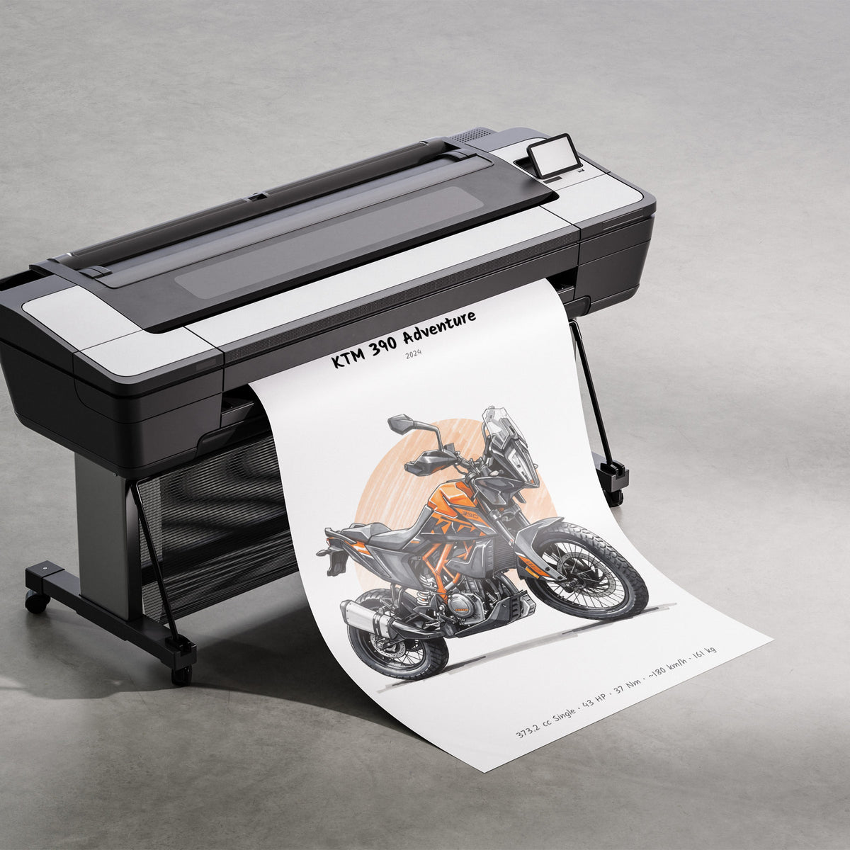 KTM 390 Adventure 2024 Print