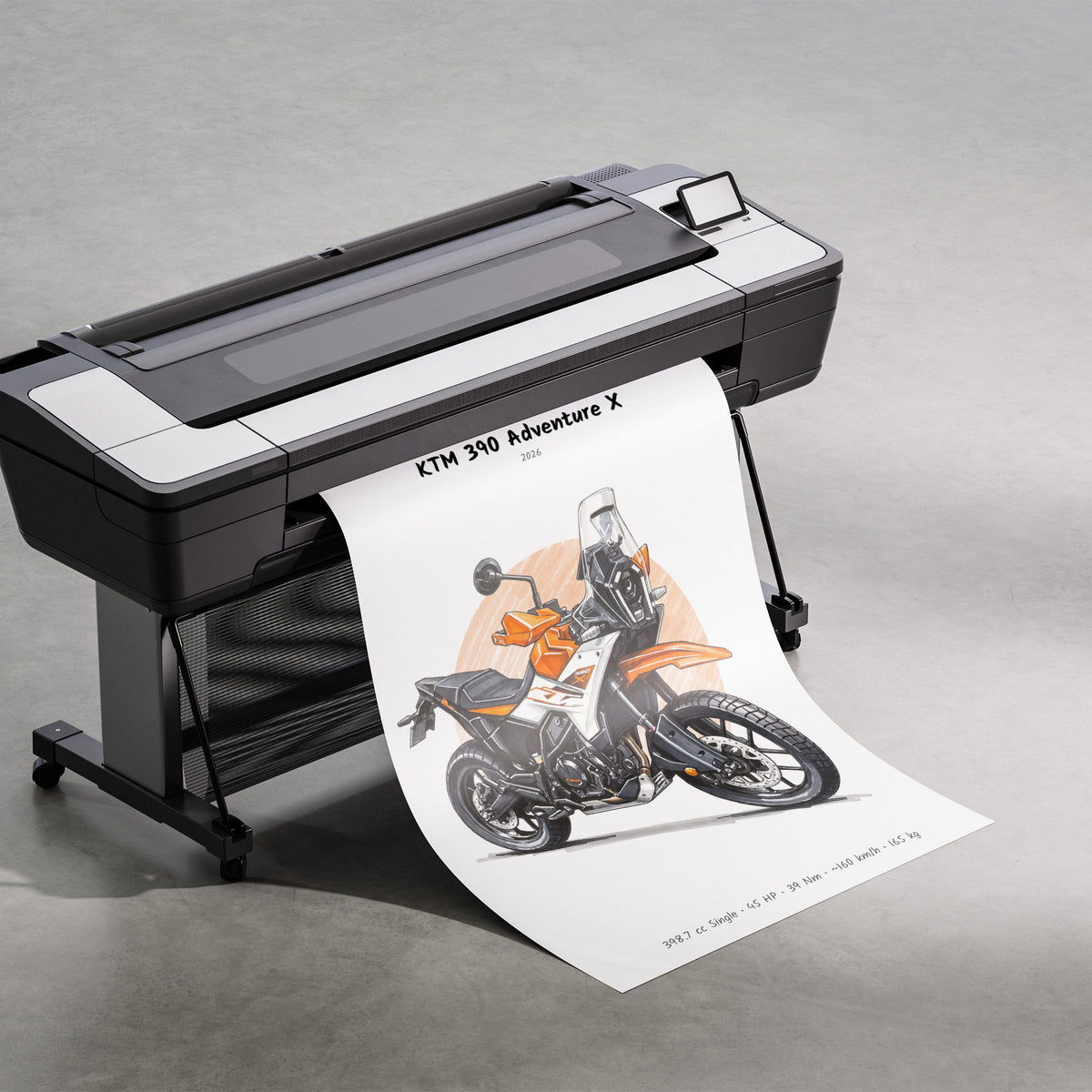 KTM 390 Adventure X 2026 Print