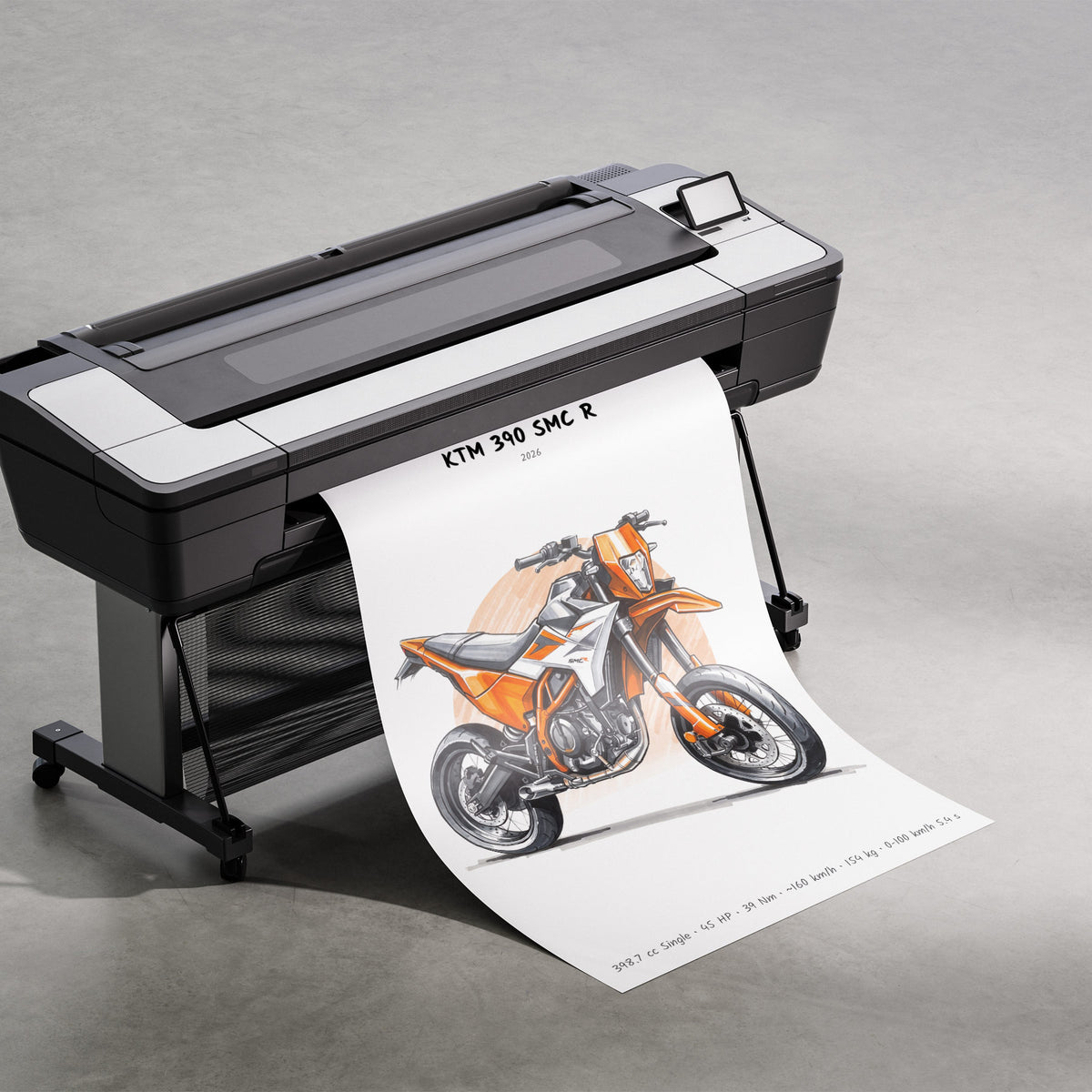 KTM 390 SMC R 2026 Print