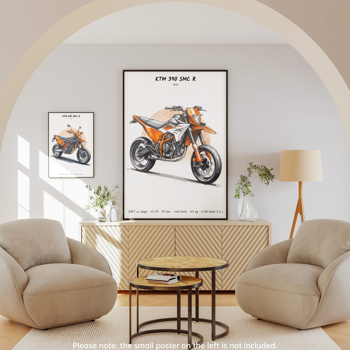 KTM 390 SMC R 2026 Wall Art