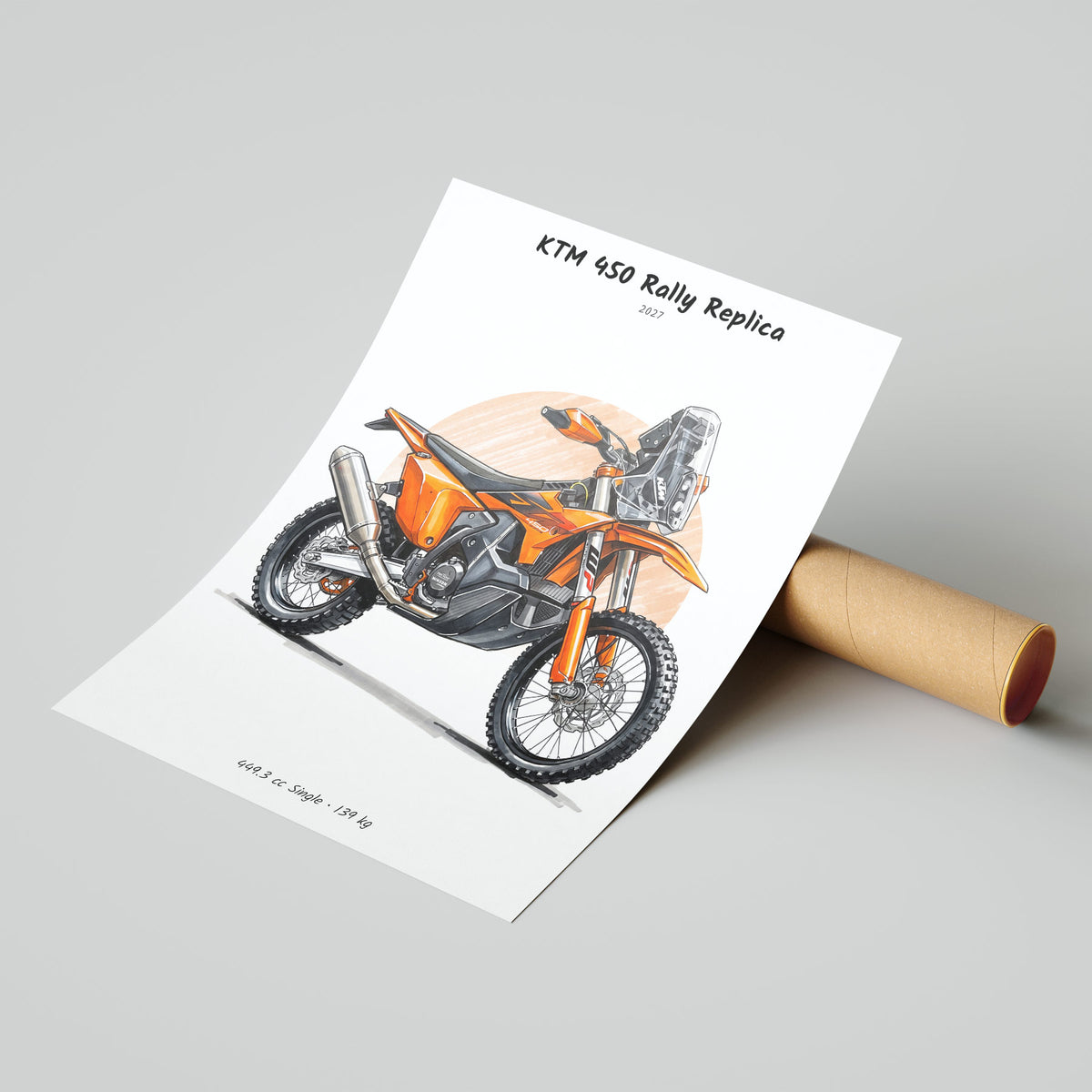 KTM 450 Rally Replica 2027 Poster