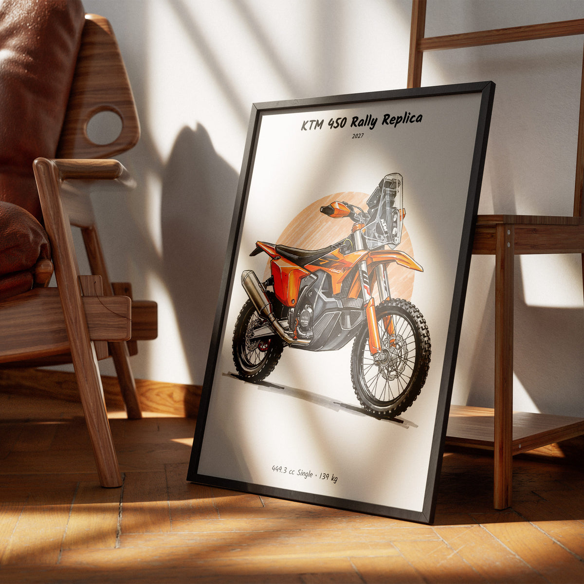 KTM 450 Rally Replica 2027 Wall Art